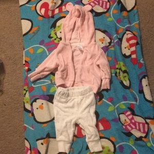 New born sweat suit from carter’s